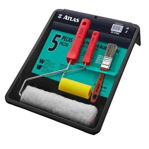 Kit Atlas 1002 Prático Para Pintura 5 Peças