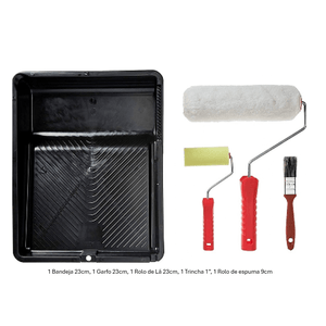 Kit Atlas 1002 Prático Para Pintura 5 Peças