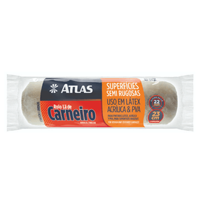 Rolo Atlas 328/22 Lã de Carneiro Para Pintura 23 Cm