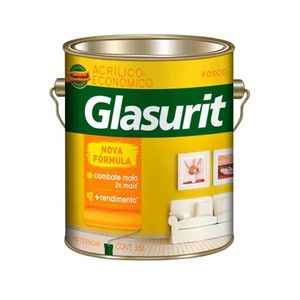 Tinta Suvinil Acrílico Glasurit Econômico Fosco Branco Neve 3,6 L