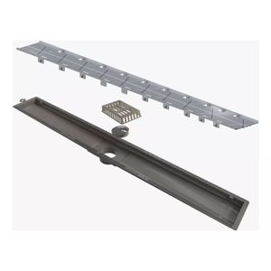 Ralo Elleve Versatile Linear Oculto Saída Central 75 Cm