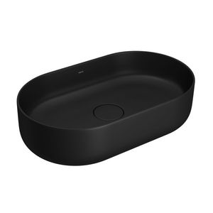 Cuba Deca Apoio Oval L.14050 Ébano Fosco 50 x 29,5 Cm