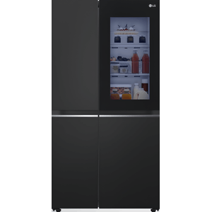 Refrigerador LG GC-V257SQV2 InstaView Inverter Frost Free Side by Side 647 L Black Inox 220 V