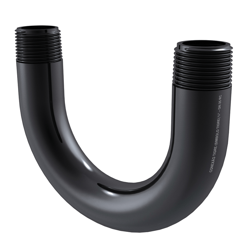 Curva Tigre Eletroduto Pesado 11/4' 180°