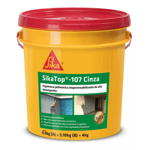 Impermeabilizante Sika Top 107 Cinza 4 Kg