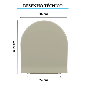 Assento Sanitário Astra Almofadado TCP/K Calypso / Calypso Plus Biscuit 57