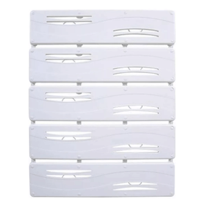 Tapete Astra ES5 Rígido 42 x 55 Cm Branco