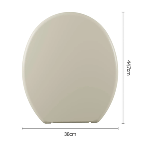 Assento Sanitário Astra TPJ/AS Bege 2 44,7 x 38 x 4 Cm