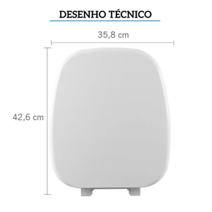 Assento Sanitário Astra Almofadado TVT/K Versato Branco