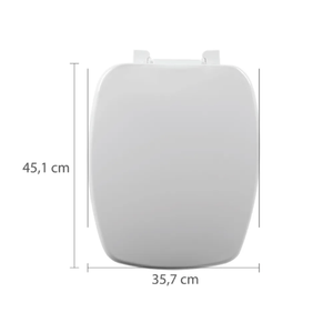 Assento Sanitário Astra Almofadado TSL/K Stylus / Laguna Branco