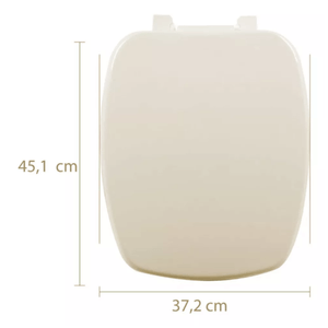 Assento Sanitário Astra Almofadado TSL/K Stylus / Laguna Pergamon 59