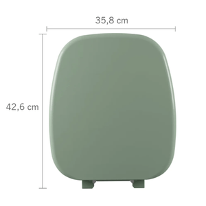 Assento Sanitário Astra Almofadado TSL/K Stylus / Laguna Verde Água