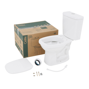 Kit Celite Bacia/Caixa e Acessórios Like Branco