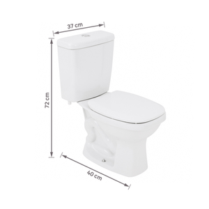 Kit Celite Bacia/Caixa e Acessórios Like Branco