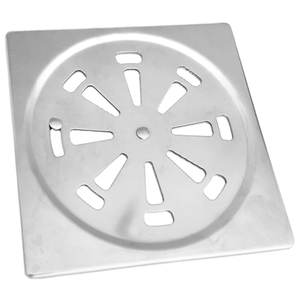 Ralo Flvx Hidro Abre e Fecha Quadrada Aço Inox 10 x 10 Cm