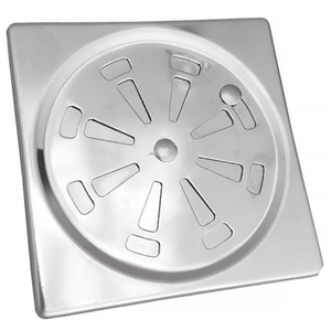 Ralo Flvx Hidro Abre e Fecha Quadrada Aço Inox 15 x 15 Cm