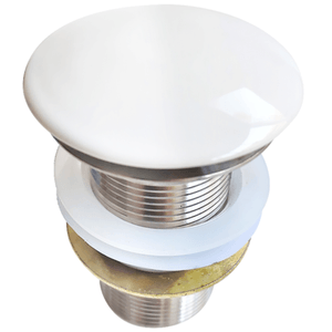 Válvula Flvx Hidro Click Inteligente Tampa de Cerâmica Aço Inox 1.1/4'