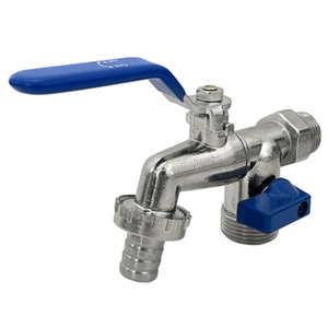 Torneira Flvx Hidro P/ Tanque/Máquina Metálica 1/2' e 3/4'