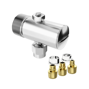Adaptador Roco Com Regulador de Vazão Bico Universal Para Filtro 1/2' Cromado