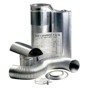 Kit Chaminé Westaflex Flextic Fácil 60 x 370 mm Alumínio