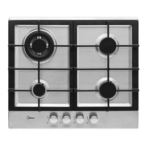 Cooktop Midea CYA4B Gás 4 Bocas Inox Bivolt