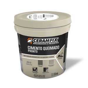 Cimento Queimado Ceramfix Branco 5 Kg