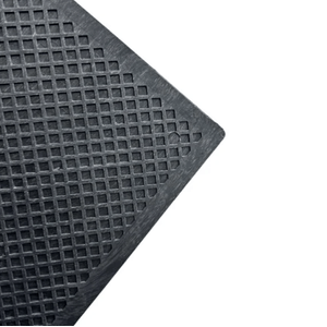 Desempenadeira Purplex Extra Grande Estriada Para Reboco Com Cabo Duplo Poliestireno 22 x 34 Cm