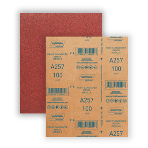 Lixa Norton A257 100 P/ Massa e Madeira 22,5 x 27,5 Cm