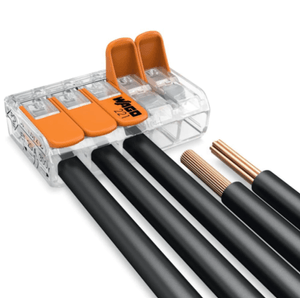 Conector Wago 221-415 Automático Pentapolar Transparente 4 Peças
