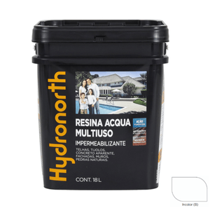 Resina Hydronorth Acqua Multiuso Brilhante Incolor 18 L