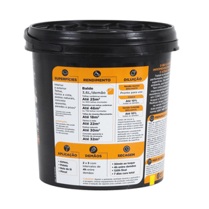 Resina Hydronorth Acqua Multiuso Brilhante Cerâmica Onix 3,6 L