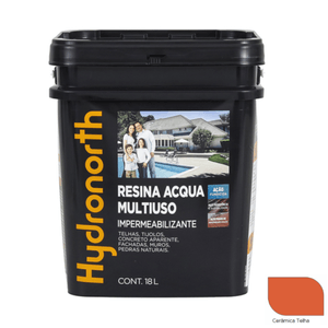 Resina Hydronorth Acqua Multiuso Cerâmica Telha 18 L