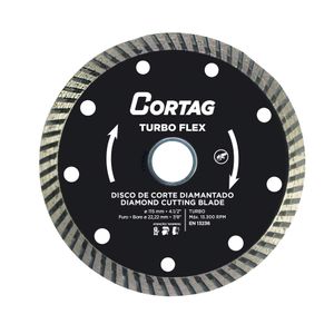Disco Cortag 61549 Diamantado Turbo Flex 115 mm