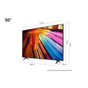 TV LG 50UT8050PSA 50' 4K Ultra HD Smart LED Bivolt Preta