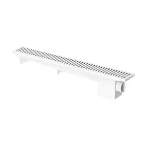 Ralo Herc Linear Modulável Sifonado Branco 50 Cm