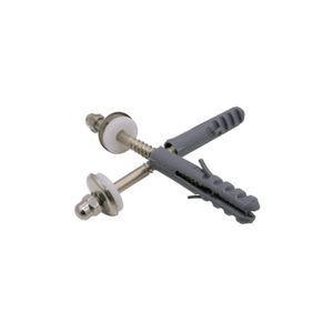 Conjunto Parafuso Bognar B10 Para Vaso Sanitário Inox 80 mm 2 Unidades