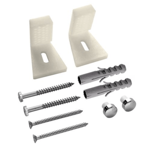 Conjunto Parafuso Bognar B-24 P/ Fixação Lateral Bacia e Bidê Inox