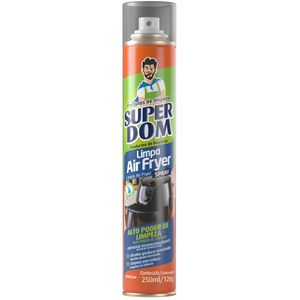 Desengordurante Super Dom Limpa Air Fryer Spray 250 ml / 120 g