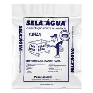 Impermeabilizante Sela Água em Pó Cinza 18 Kg