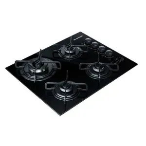 Cooktop Brastemp BDT62AEUNA Ative Gás 4 Bocas Preto Bivolt
