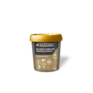 Rejunte Ceramfix Acrílico Bicomponente Extra Liso Corda 1 Kg