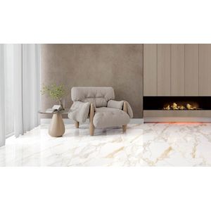 Piso Pisoforte Aludra Polido Classe A - Retificado 83 x 83 Cm 2,75 m²