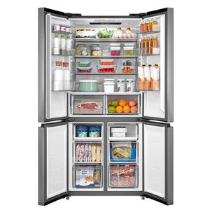 Refrigerador Midea MD-RF691FGD463 Inverter Frost Free 4 Portas 474 L Inox 220 V