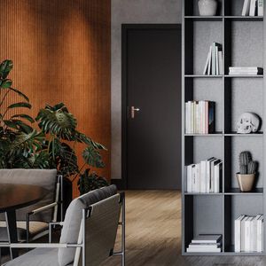 Painel Ripado Meu Rodapé Urban Laminado Autocolante 10 x 1 Cm EVA Bronze 10 M