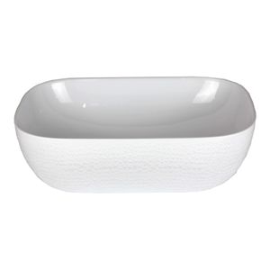 Cuba Mazzu Bicolore de Marmorite Branco 45 x 31 Cm