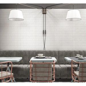 Revestimento Pisoforte Decorare Bianco Plus Brilhante Classe A - Retificado 31 x 60 Cm 2,25 m²