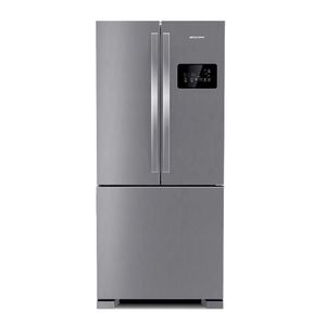 Refrigerador Brastemp BRO85AKBNA Frost Free Side Inverse 554 L Inox 220 V