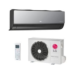 Condicionador de Ar LG S3NW24K2R7A Split Quente/Frio 24000 BTU/h Inverter 220 V Cinza Escuro/Espelhado