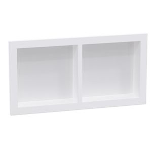 Nicho Arquitech Duo Embutir Vertical Branco 30 x 60 Cm