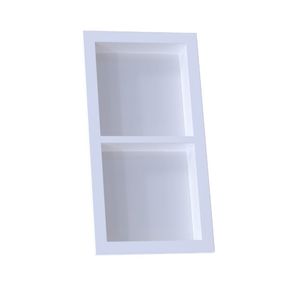 Nicho Arquitech Duo Embutir Vertical Branco 30 x 60 Cm